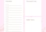 design minimal and printable PDF daily planner for students